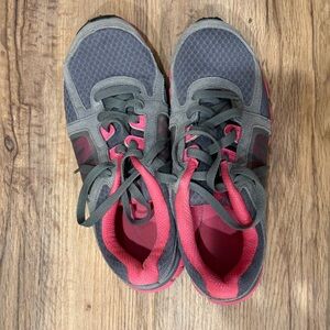 Nike Pink and Gray Dual Fusion Athletic Shoes